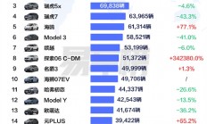 2025上半年出口车型销量TOP20出炉：比亚迪宋PLUS夺冠