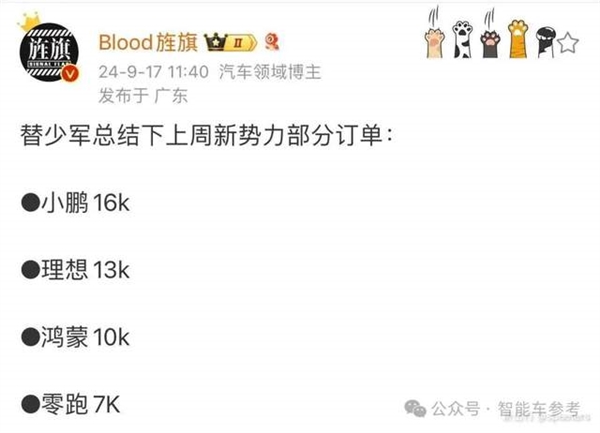 中国车的金九银十:比亚迪狂卖42万辆 理想销量超BBA