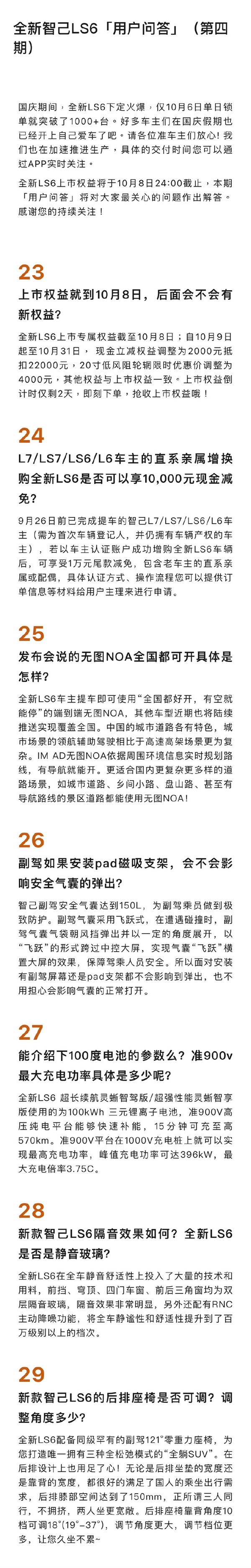 全新智己LS6下定火爆!单日锁单量突破1000台