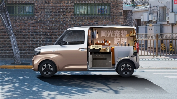 中国版K-car来了!五菱之光EV纯电微面发布:定位多功能工具用车