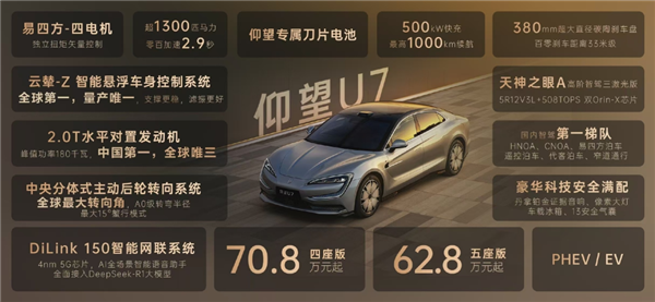 全身都是狠货的仰望U7:看完我真觉得有些可惜